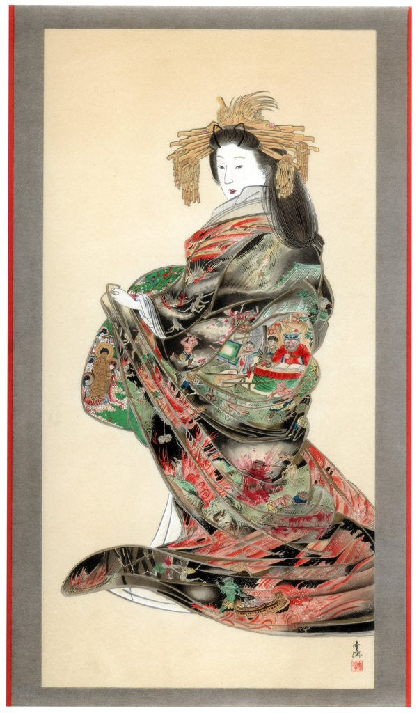 Detail of Jigoku Reigan by Anonymous