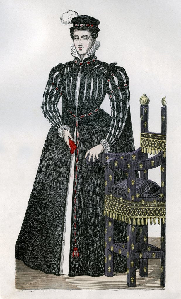 Detail of Mary Stuart, Queen Consort of Francis II of France by Anonymous