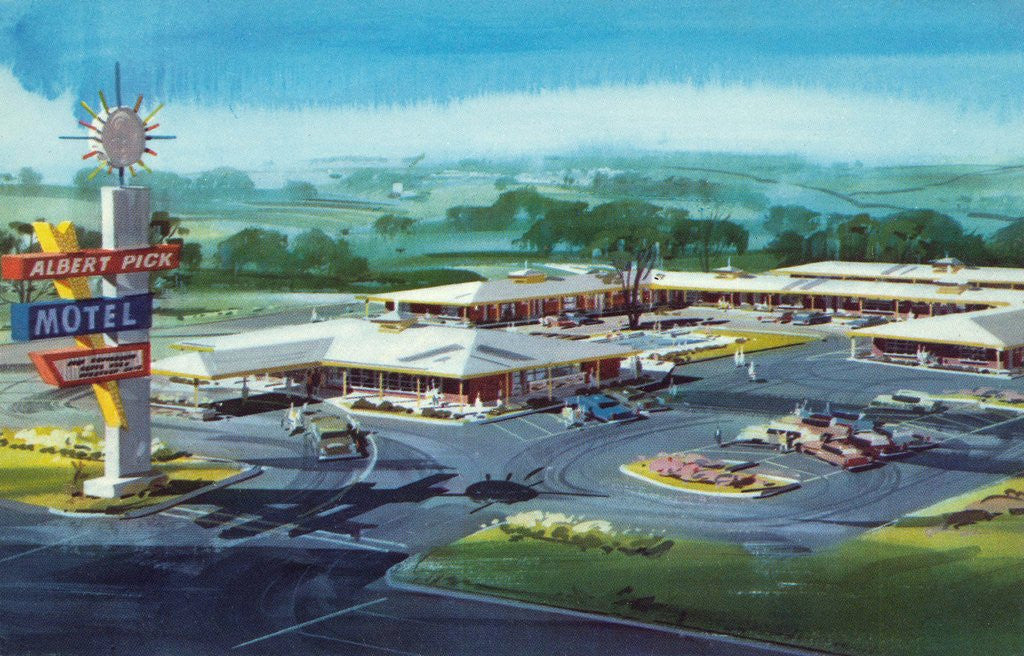 Detail of Mississippi motel by Anonymous