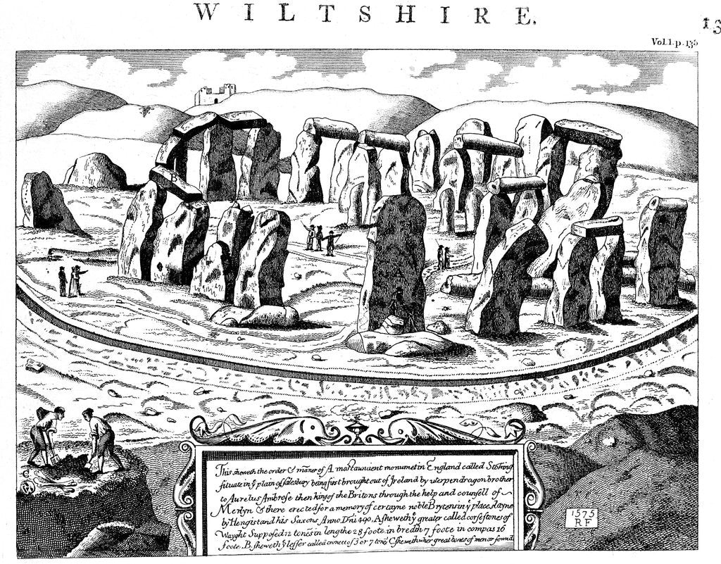 Detail of Stonehenge by Anonymous