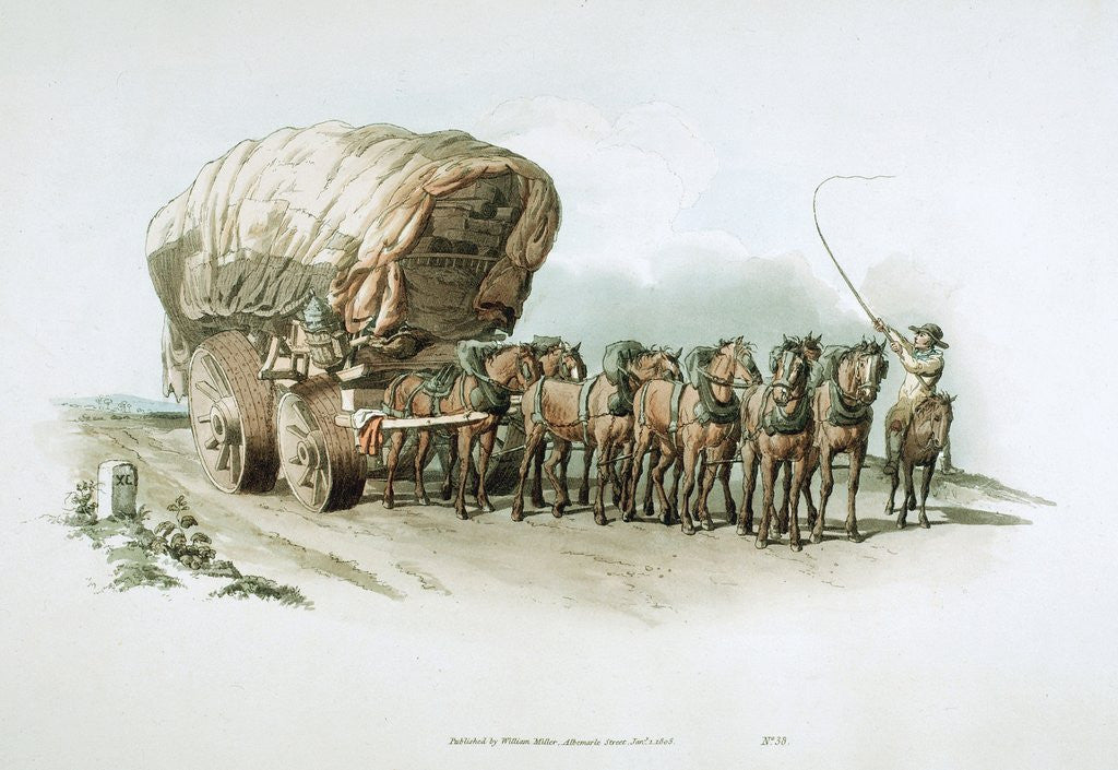 Detail of Stage wagon by Anonymous