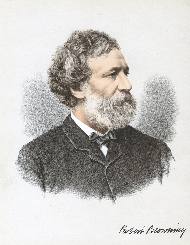 Detail of Robert Browning by Anonymous