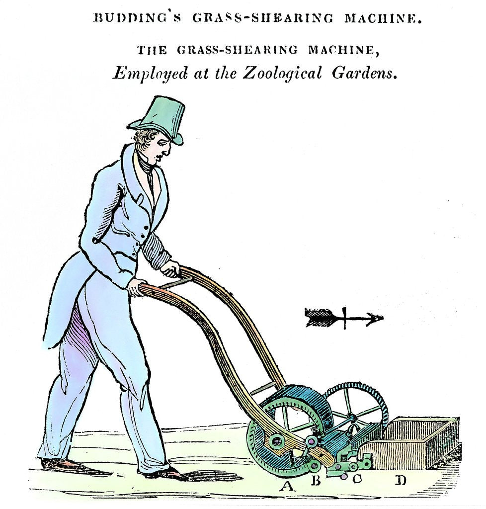 Detail of Budding's Grass-shearing Machine by Anonymous