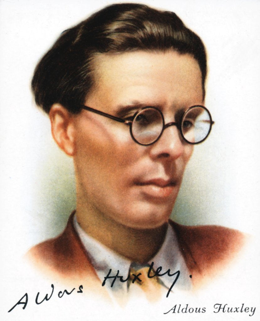 Detail of Aldous Leonard Huxley by Corbis