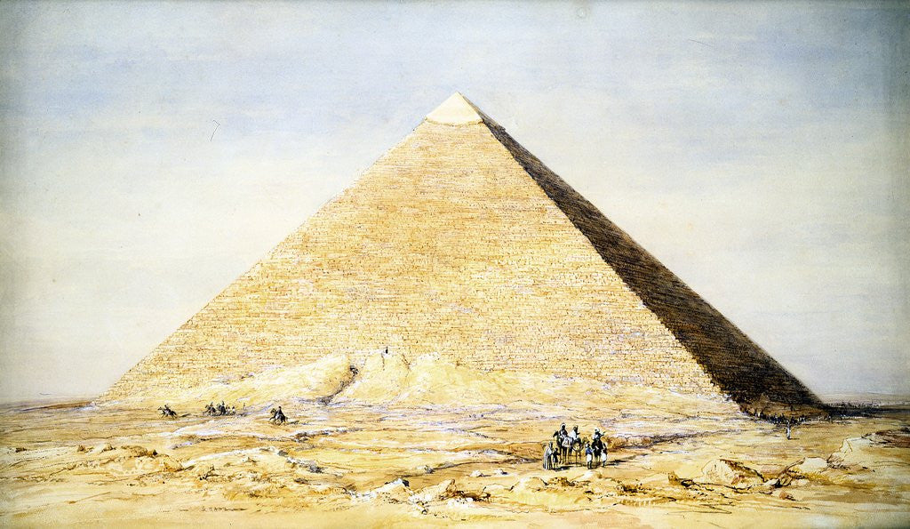 Detail of Great Pyramid of Cheops at Giza by Anonymous