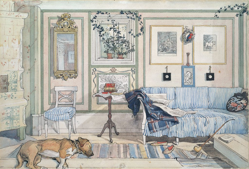 Detail of Cosy Corner by Carl Larsson