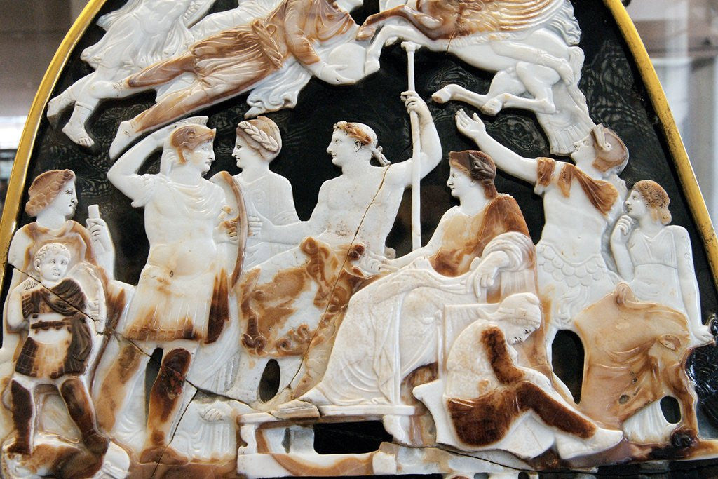 Detail of Detail of the Great Cameo of France by Anonymous