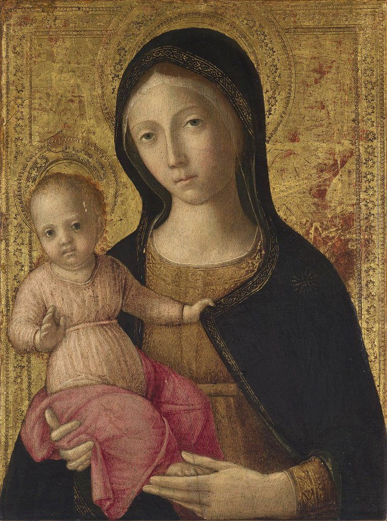 Detail of Madonna and Child by Pietro Orioli