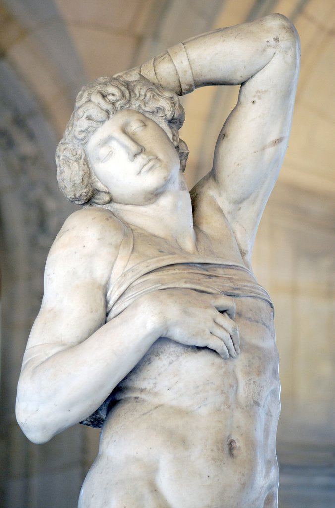 Detail of Detail of Dying Slave by Michelangelo Buonarroti