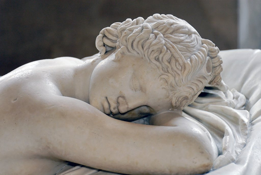 Detail of Sleeping Hermaphrodite by Anonymous
