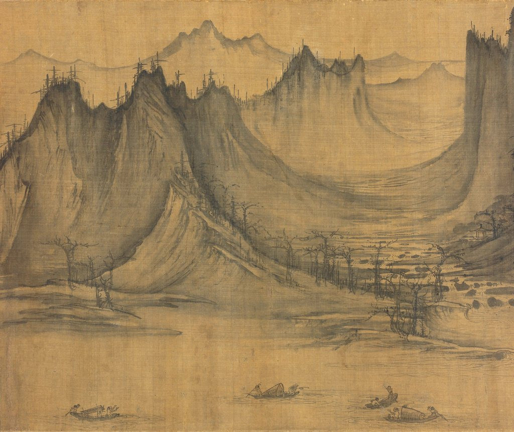 Detail of Detail of Fishermen's Evening Song by Xu Daoning