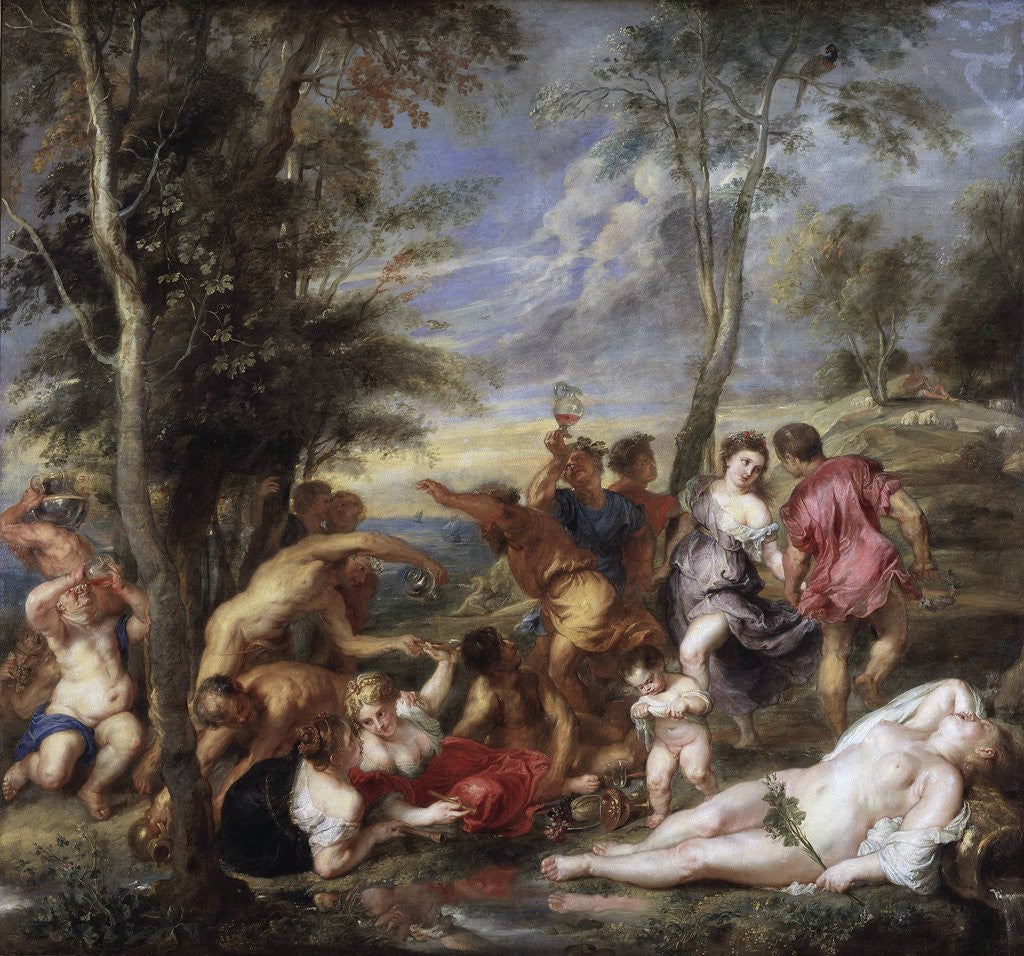 Detail of Bacchanal at Andros by Peter Paul Rubens