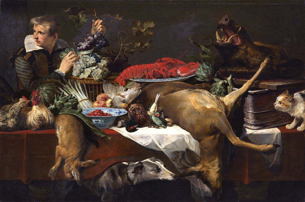 Detail of Pantry Scene with Servant by Frans Snyders