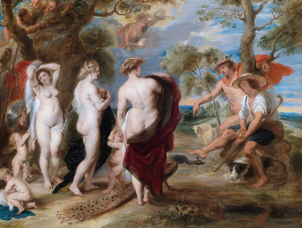 Detail of The Judgement of Paris by Peter Paul Rubens