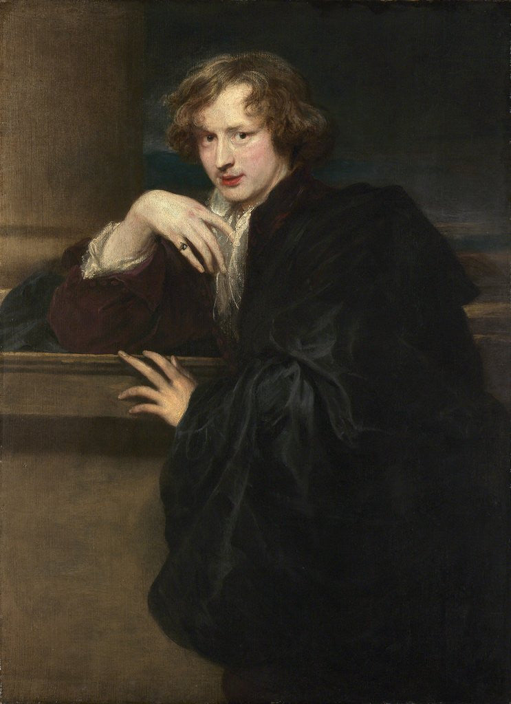Detail of Self-Portrait by Anthony van Dyck