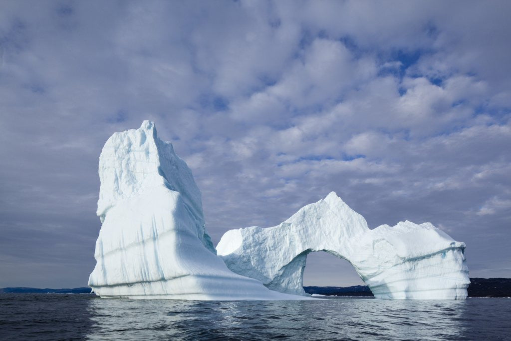 Detail of Arched iceberg in Disko Bay in Greenland by Anonymous