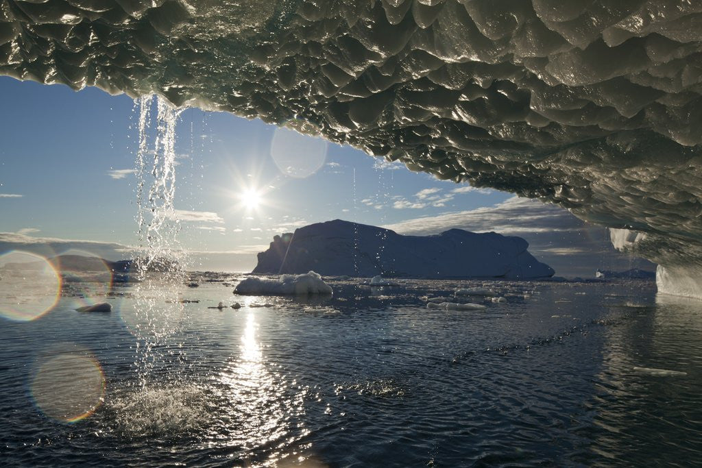 Detail of Icebergs in Disko Bay by Anonymous