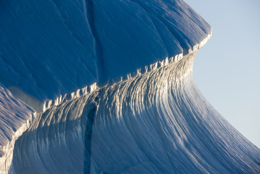 Detail of Melting iceberg in Disko Bay in Greenland by Anonymous