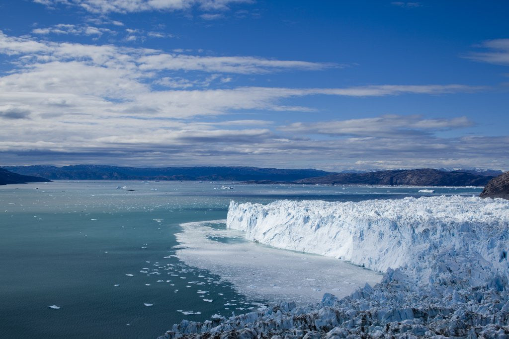 Detail of Eqip Glacier along Disko Bay in Greenland by Anonymous