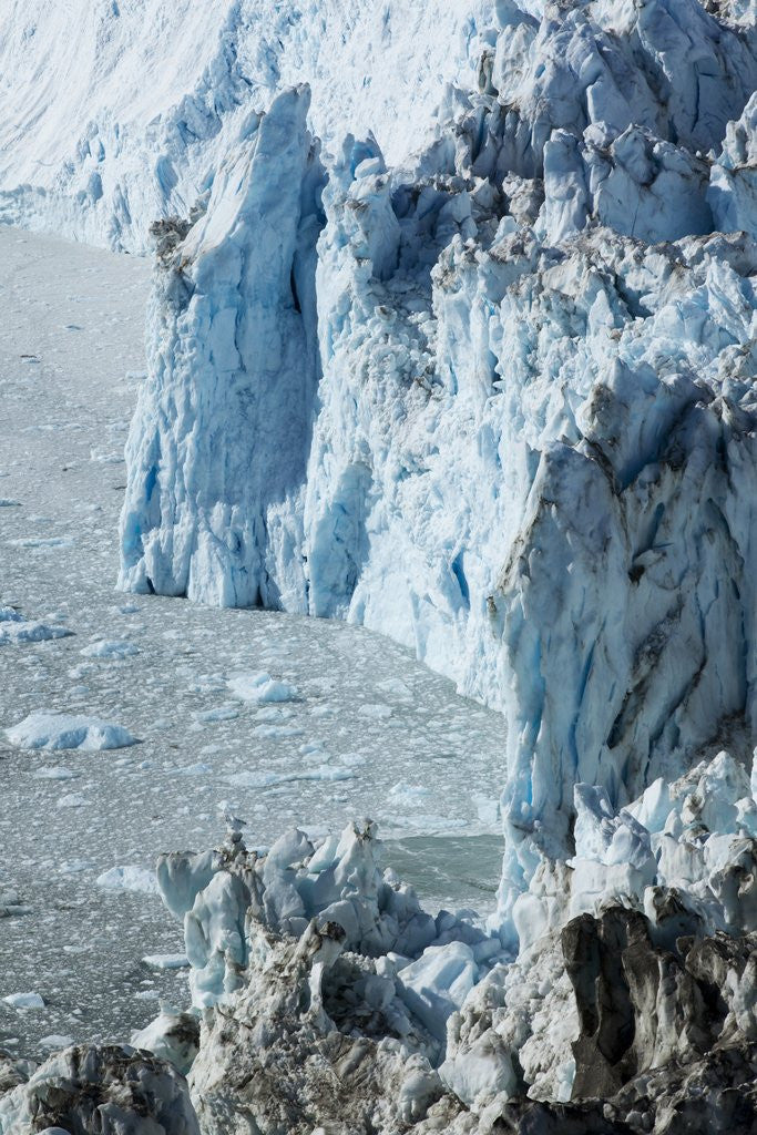 Detail of Face of Eqip Glacier on Disko Bay in Greenland by Anonymous