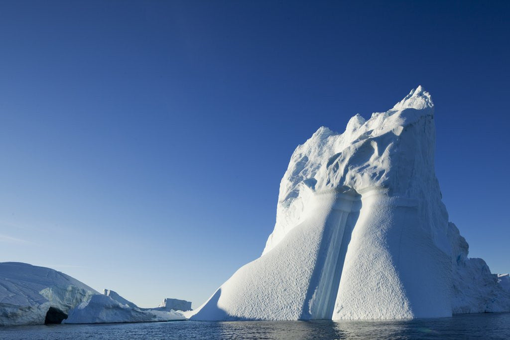 Detail of Iceberg in Disko Bay in Greenland by Corbis
