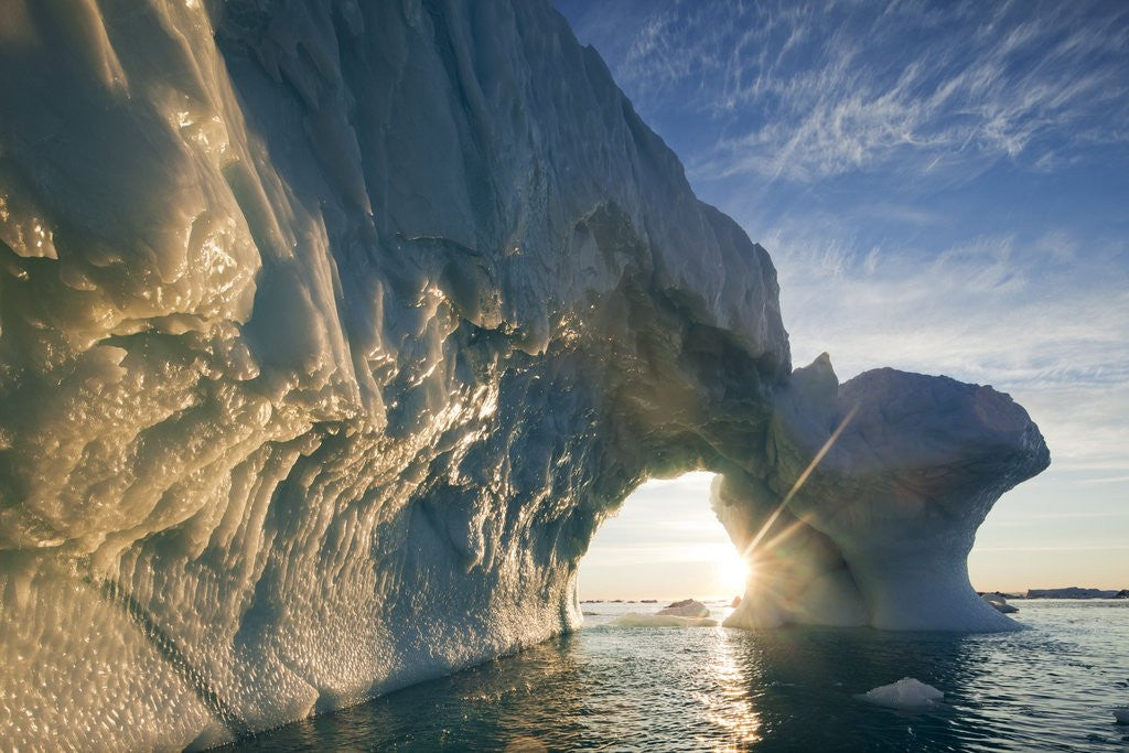 Detail of Icebergs in Disko Bay by Anonymous
