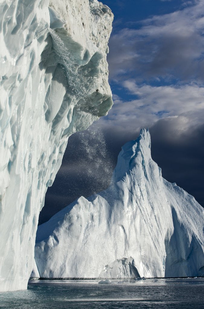 Detail of Icebergs in Disko Bay by Anonymous