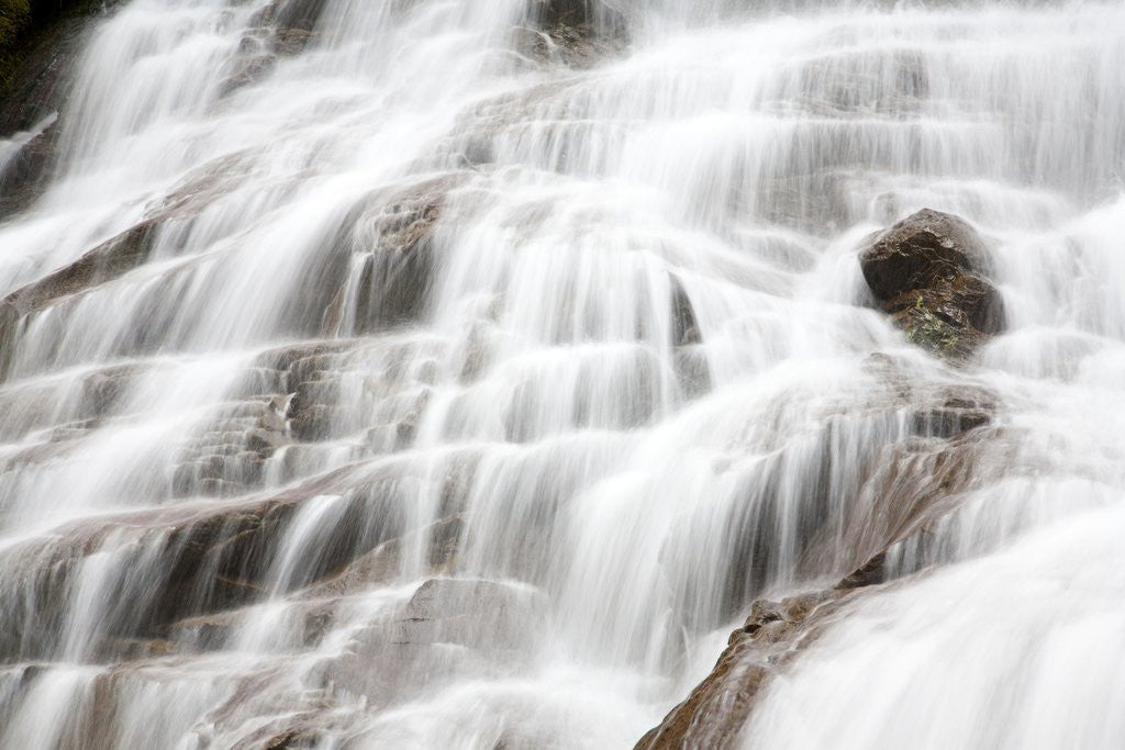 Detail of Waterfall near Mount Hood by Anonymous