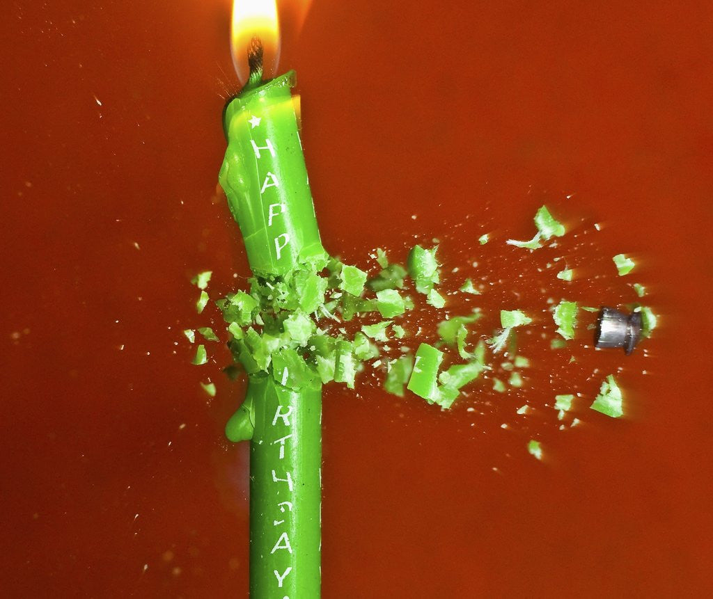 Detail of Candle Splat by Anonymous