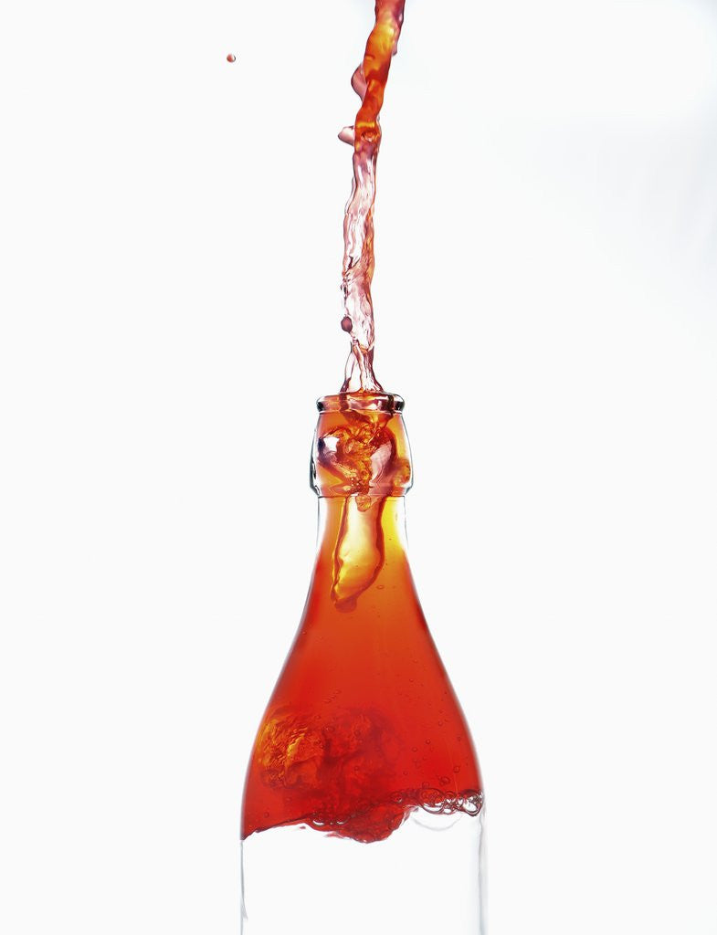 Detail of Liquid pouring out of water bottle by Anonymous