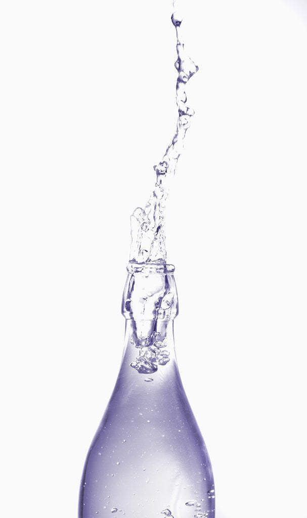 Detail of Liquid pouring out of water bottle by Anonymous