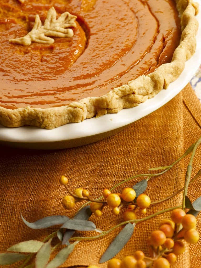 Detail of Pumpkin Pie by Anonymous