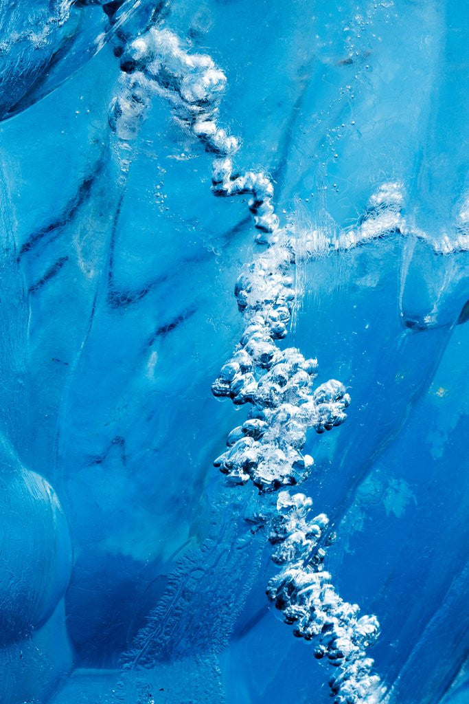 Detail of Air bubbles in melting iceberg by Anonymous