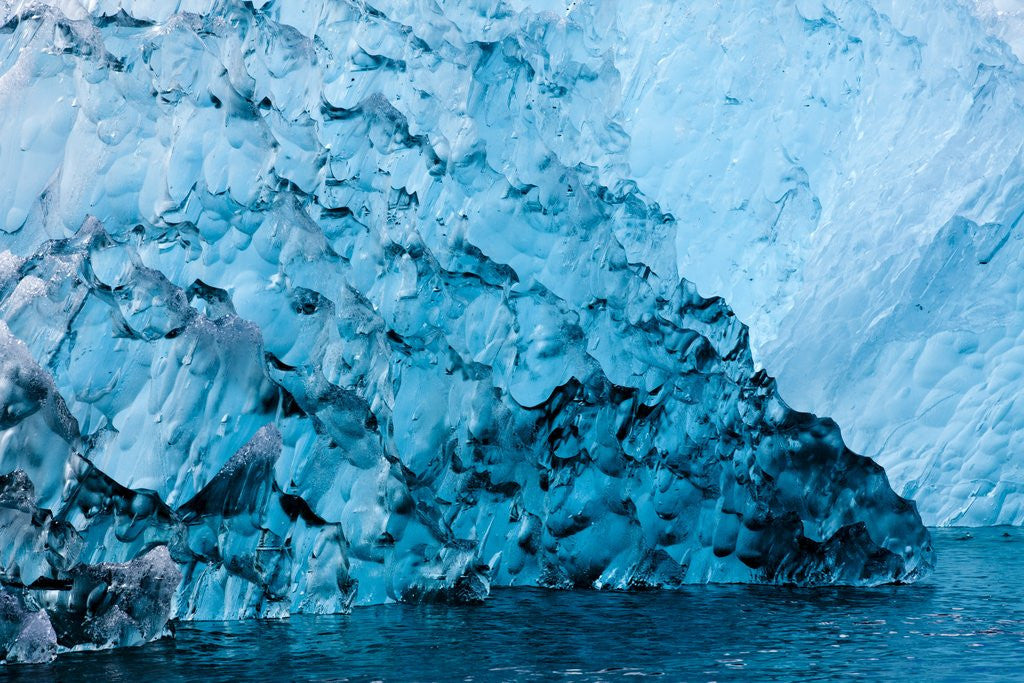 Detail of Melting Blue Iceberg, Alaska by Anonymous