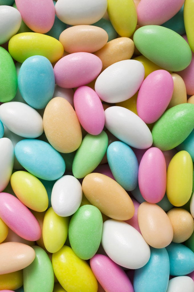 Detail of Sugared almonds (full-frame) by Anonymous