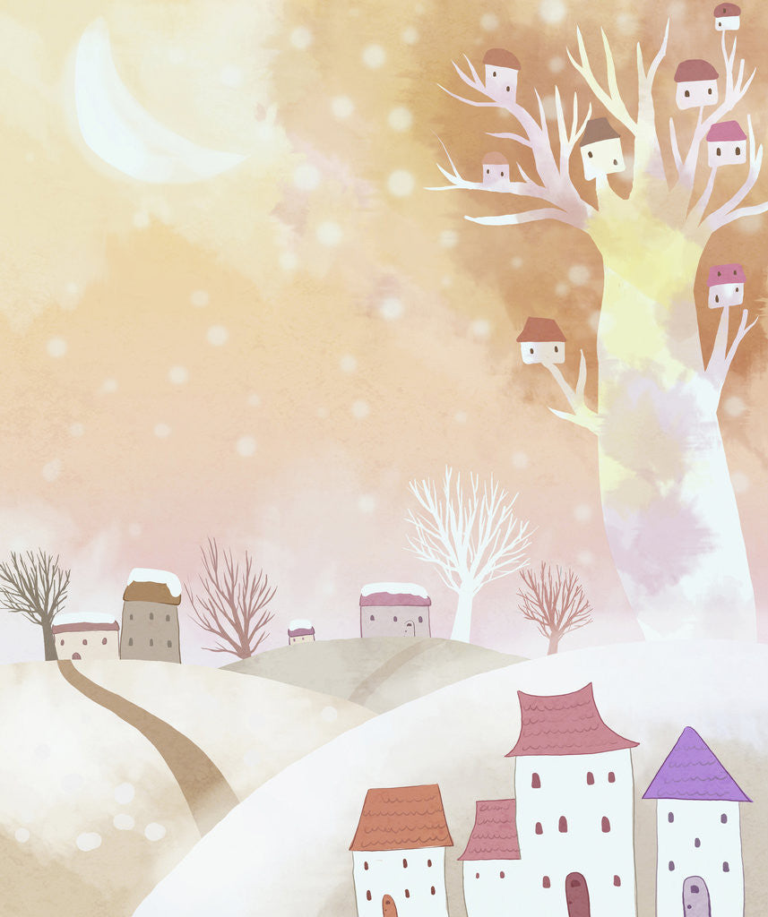 Detail of Christmas mood illustration by Anonymous