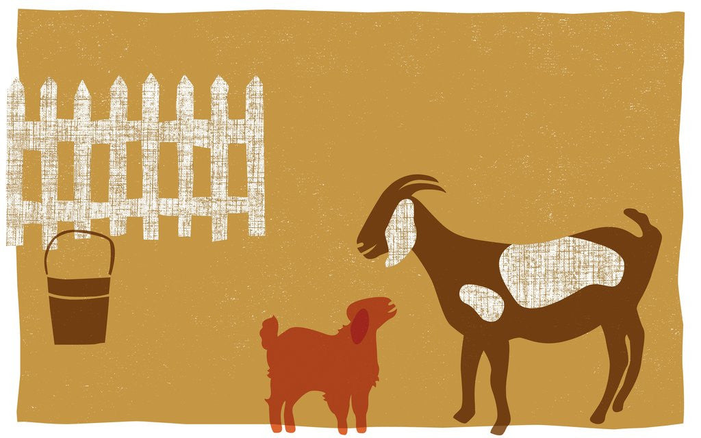 Detail of Goats by Anonymous