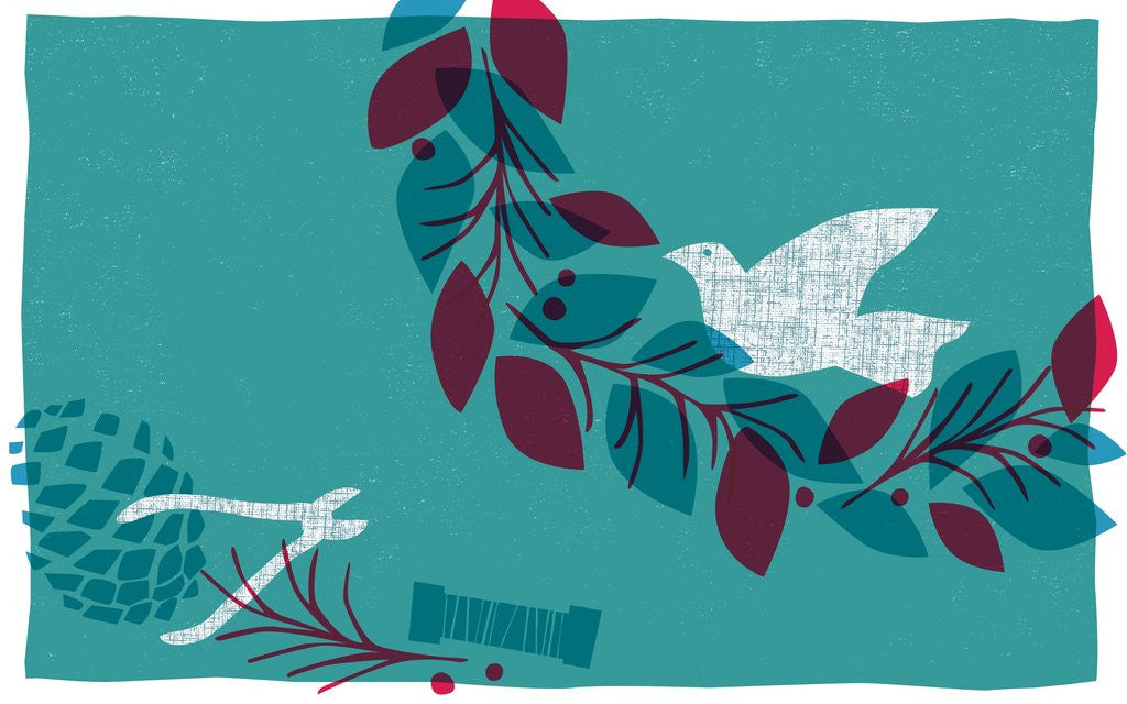 Detail of Wreath by Anonymous