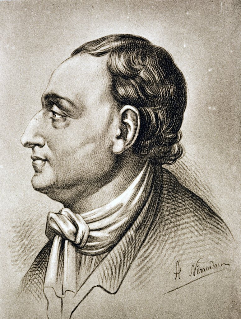 Detail of Denis Diderot by Anonymous