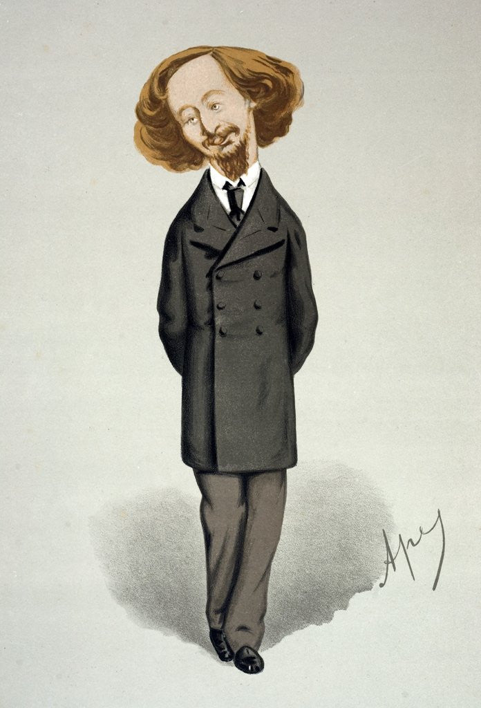 Detail of Algernon Charles Swinburne by Anonymous