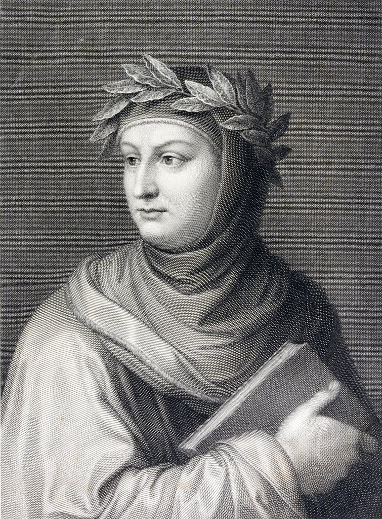 Detail of Petrarch by Anonymous