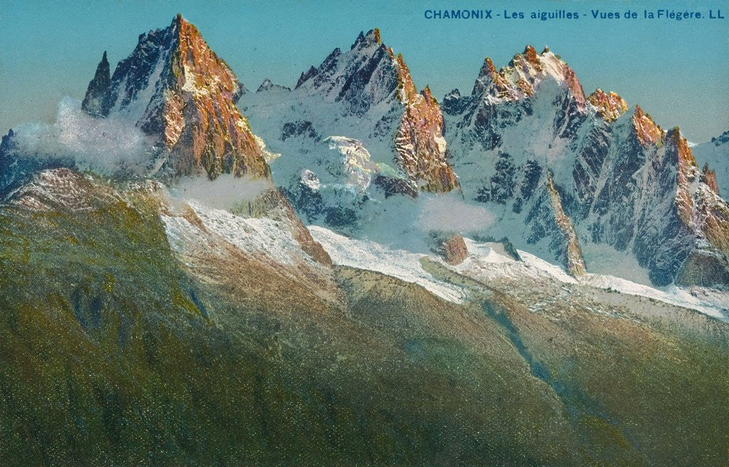 Detail of View of the Needles and Flegere by Anonymous