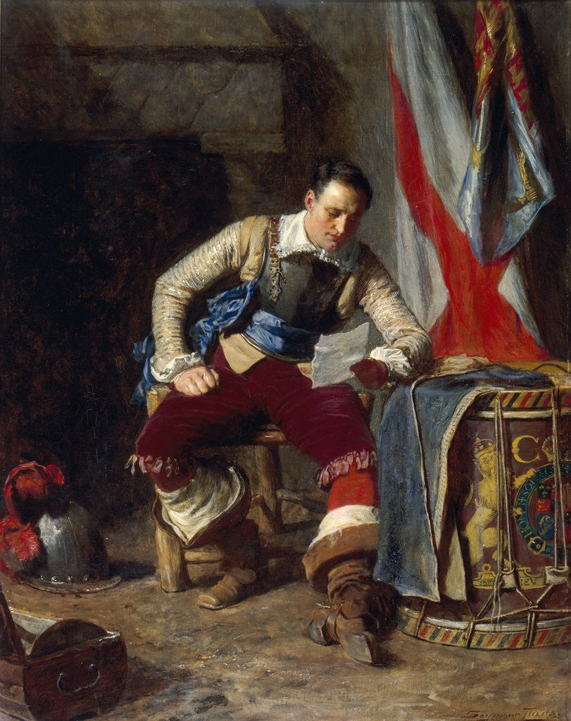 Detail of The Standard Bearer by John Seymour Lucas