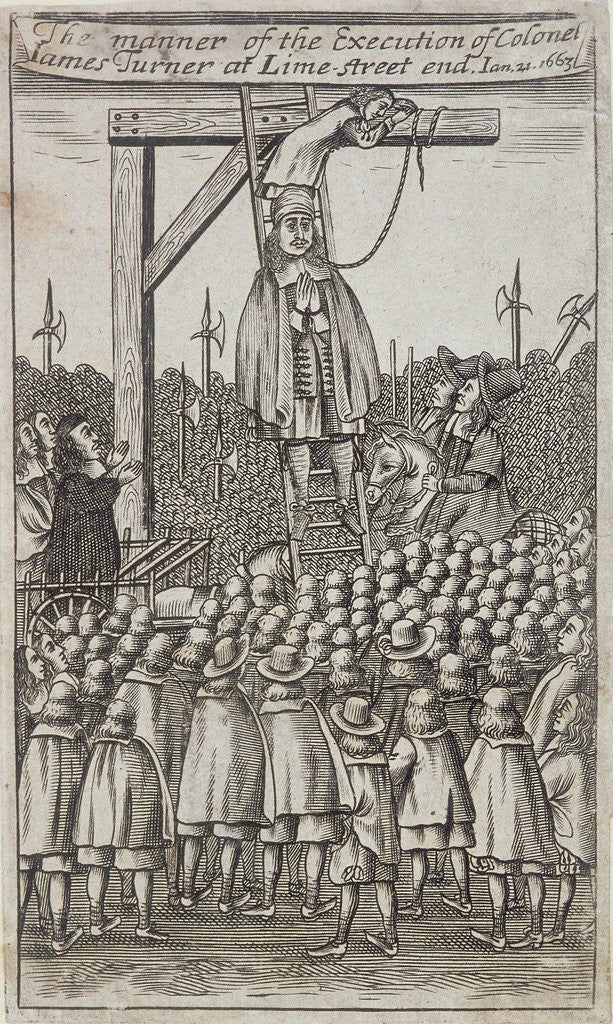 Detail of Execution of James Turner in London by Corbis