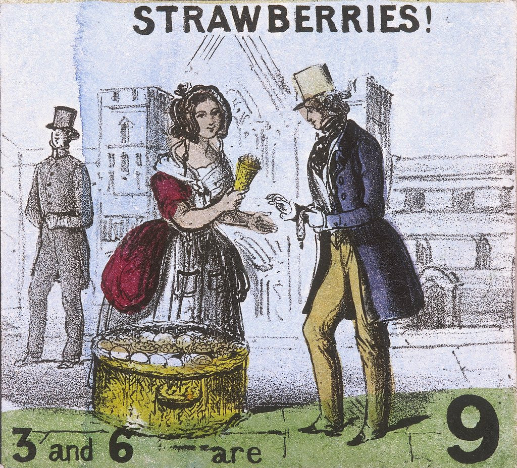 Detail of Strawberries by T.H. Jones