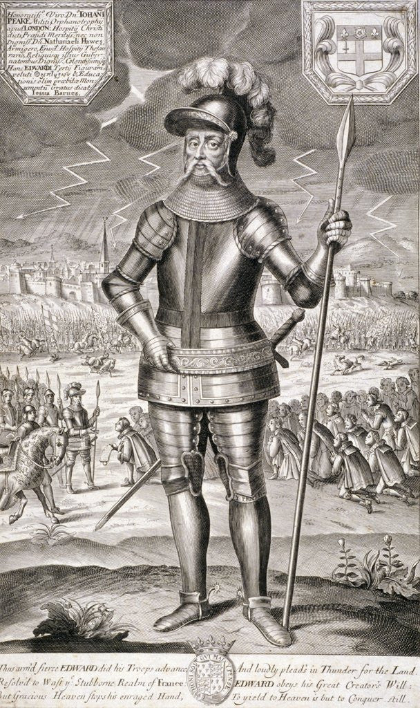 Detail of Edward III, King of England by Anonymous