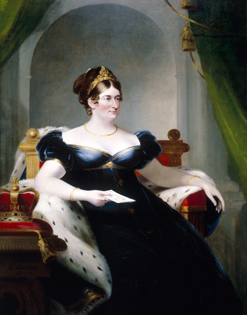 Detail of Caroline of Brunswick, Consort of George IV by James Lonsdale