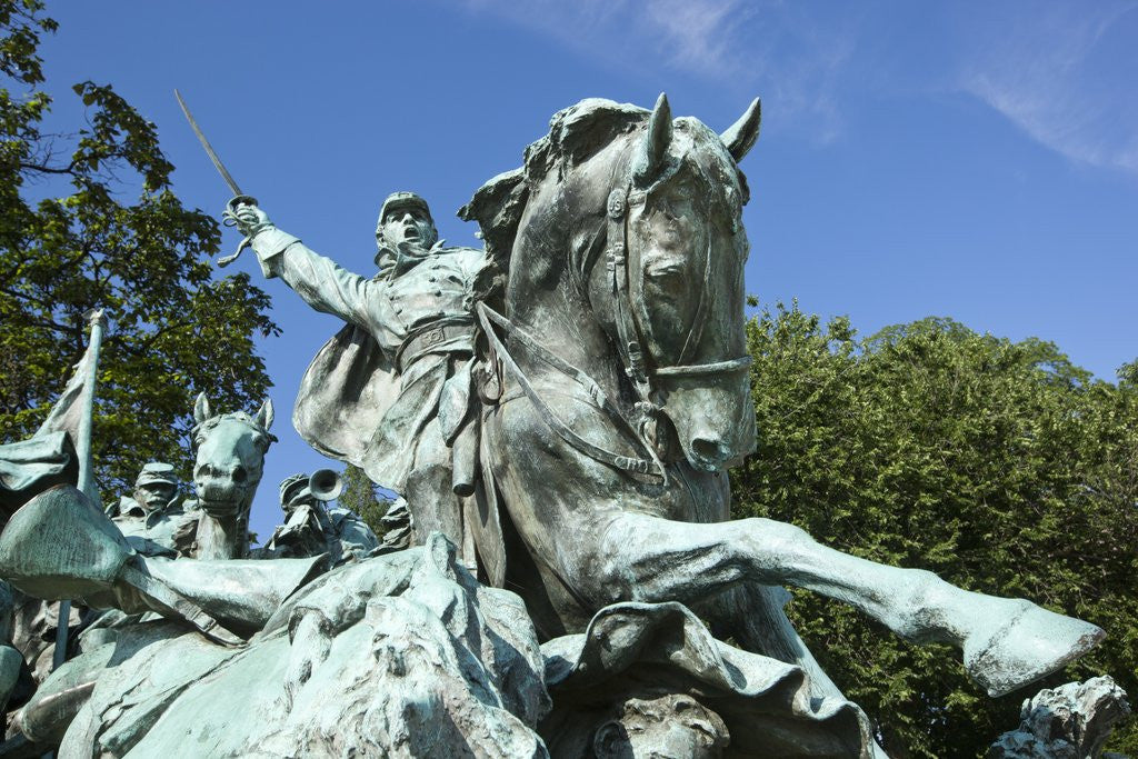 Detail of Cavalry group on the Ulysses S. Grant Memorial in Washington, DC by Anonymous