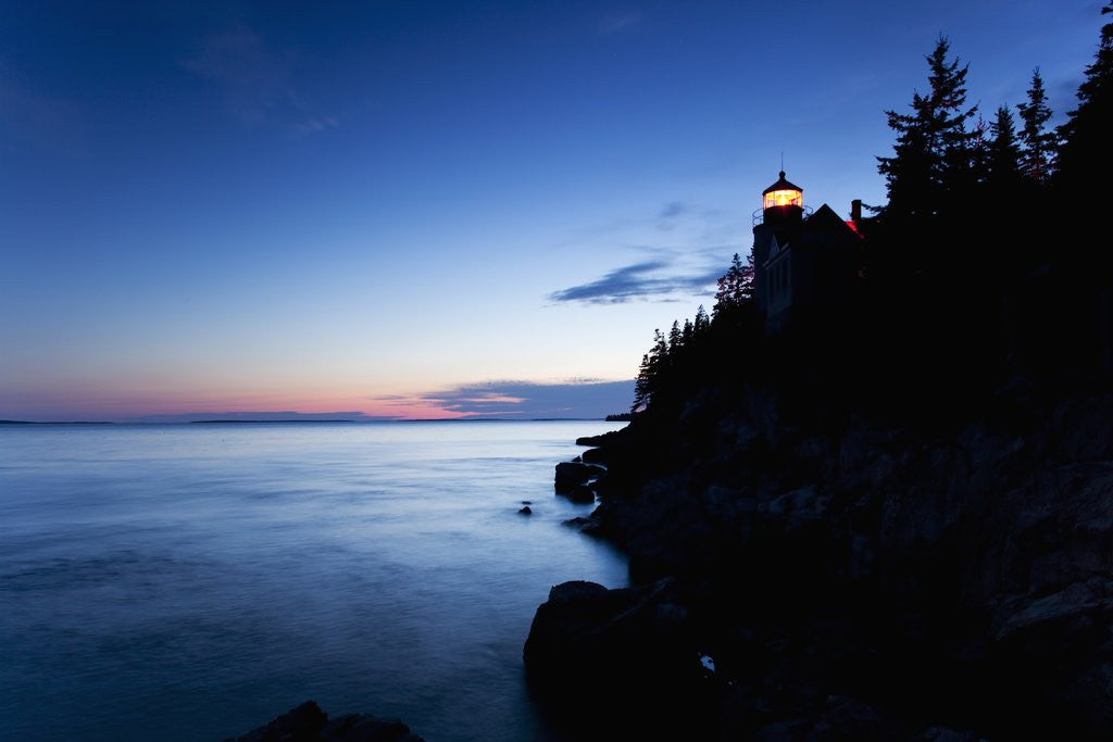 Detail of Lighthouse at Acadia National Park, Maine by Anonymous