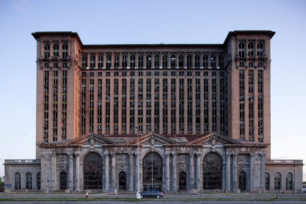 Detail of Abandoned Michigan Central Station by Anonymous